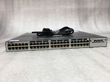 Cisco WS-C3750X-48T-S V02 48-Port, 2x 350W PSU, Layer 3 Switch - TESTED & WORKS picture