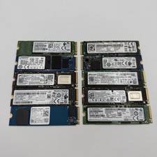 Lot of (10) Mixed Brand 256GB NVMe 2280 Form Factor Solid State Hard Drives picture
