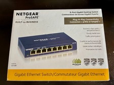 NEW/SEALED - NETGEAR PROSAFE  8-PORT GIGABIT ETHERNET NETWORK SWITCH GS108E picture