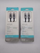 Ativa Cat5e Ethernet Cable 14FT  4.27M Lot Of 2 picture