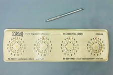 Vintage 1960s IBM Hexadecimal Adder 229-3168 Field Engineering w/ Stylus S/360 picture