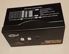 CKL 923HUA TRIPLE MONITOR 2 PORT 4K x 2K HDMI KVM SWITCH w/AUDIO MIC USB picture