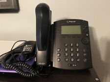 Polycom VVX 311 Display Business Office IP Phone with headset.Â  picture