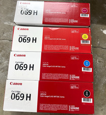 Canon 069H Genuine Original CMYK 4-Pack Laser Toner MF750C/LBP674C picture