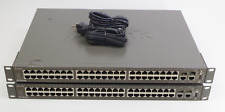 Lot of 2 D-Link DES-3350SR Ethernet Switch 48 x 10/100Base-TX Damaged Ports picture
