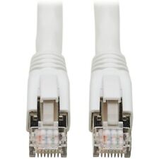 Tripp Lite 25ft Cat8 Snagless 25G/40G FTP Network PoE Cable White N272025WH picture
