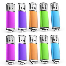 Kootion USB2.0 5/10PCS Metal Rectangle USB Flash Drive Memory Stick Thumb Drive picture