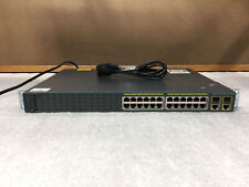 Cisco Catalyst 2960 Series WS-C2960-24PC-L V02 24-Port PoE Switch --TEST/RESET picture