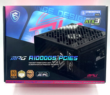 MSI MAG A1000GS 1000W PCIe5.1 ATX 3.1 80 Plus Gold Fully Modular PSU w Cables AI picture