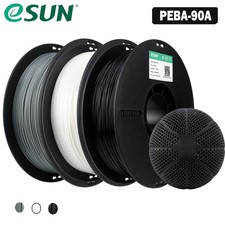 eSUN PEBA 90A Filament Lightweight  Flexible 3D Printer Filament 1.75mm 0.8kg US picture