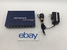NetGear GS108 ProSafe 8-port Gigabit Switch v3 W/Adapter FREE S/H picture