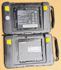 Lot of 2 Zebra ET5X Rugged Tablets with Handles Untested For Parts Repair picture