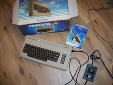 Commodore 64 C64 Computer with Original Box. Power Supply. Manual~ Turns on picture