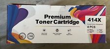 414X premium Toner Cartridges 4 Pack 414A w2020x picture