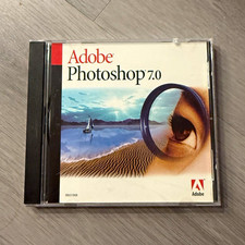 Adobe Photoshop 7.0 education version WITH SERIAL NUMBERS Disc Mac OSx 9.1 9.2 picture