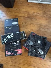 Computer Part Lot (Comes with GPU, 2 Ram Sticks, Motherboard w/ CPU) (USED) picture
