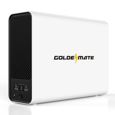 GOLDENMATE 1000VA/800W LiFePO4 UPS Battery Backup Pure Sine Wave White for PC picture