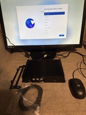 Fanless Industrial Computer, Mini PC, Intel Core i5, Windows 11, VGA HDMI LAN picture