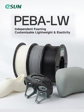 eSUN PEBA 90A LW 3D Printer Filament Flexible Light Weight 1.75mm 0.8kg Spool US picture