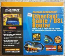 Linksys EtherFast  4-Port Cable/Dsl Wired Router BEFSR41 New Factory Sealed  picture