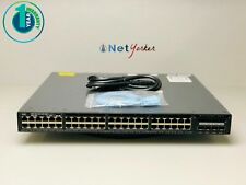 Cisco WS-C3650-48FS-S 48 Port PoE+ Switch  - 1 YEAR WARRANTY- Same Day Shipping picture