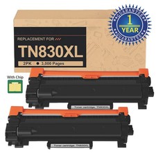 2PK TN830XL Toner Compatible for Brother TN830 XL MFC-L2820DW HL-L2420DW L2405W picture