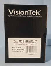 VisionTek ATI Radeon X1650 Pro 512MB DDR2 AGP Video Card VT-RX165PGA2-E3 picture