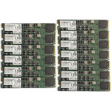 Lot of 13 Samsung PM963 960GB M.2 22110 NVMe PCIe 3.0 x4 SSD MZ1LW960HMJP-000MV picture