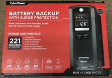 CyberPower 1500VA Battery Back-Up System UPS 10 Outlet Surge Protector LX1500GU3 picture