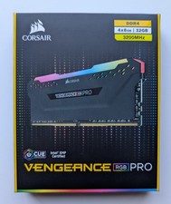 Corsair Vengeance RGB Pro 32GB (4x8GB) DDR4 3200MHz Black CMW32GX4M4C3200C16 NEW picture