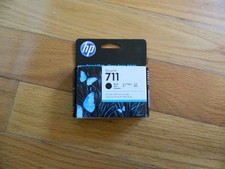12/2026 Genuine HP 711 Large 80ml Black Cartridge CZ133A DesignJet T120 T520 NEW picture