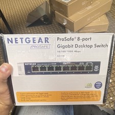 NETGEAR GS108 ProSafe (GS108-400NAS) 8 Port Standalone Gigabit Ethernet Switch picture