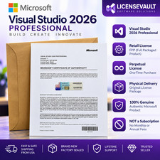 Visual Studio 2026 Professional Microsoft Perpetual Retail License FPP picture