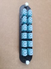 CorningCCH-CP24-E4 Patch Panel,12 LC Duplex 10Gig Aqua OM3/OM4 Adapters Open Box picture