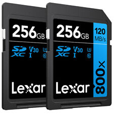 Lexar 256GB High-Performance 800x UHS-I SDHC Memory Card BLUE Series - (2-Pack) picture