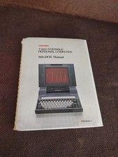 1986 TOSHIBA T3100 MS-DOS Manual PAD8561-1  picture