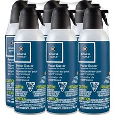 Business Source Air Duster Cleaner Moisture-free/Ozone Safe 10 oz. 6/PK 24306 picture