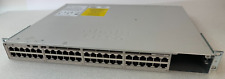 Cisco C9200 48-Port Gigabit Network Switch With Ears P/N: C9200-48T-E Dual Power picture