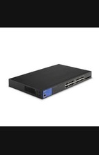 Linksys LGS328MPC is a 24-port Managed Gigabit PoE+ switch / Used picture