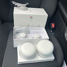 Google Nest Wifi Router and Point - Snow picture