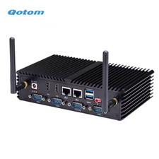Qotom Q305P Mini Desktop PC 3205u 4GB 32GB COM Fanless Office/Home/Bank/Hotel picture