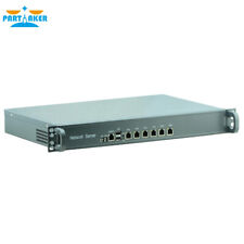 1U Rack Firewall Router Network Server 6 82583v Celeron 3855u Support picture