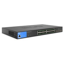 Linksys LGS328PC 24-Port Managed Gigabit PoE+ w/ 4x 1G SFP Uplinks Grade A picture