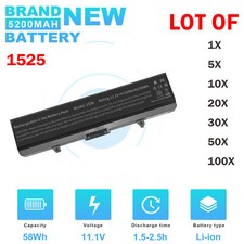 💖LOT 1-100X Battery For Dell Inspiron 1525 1526 1440 1545 1546 1750 GW240 X284G picture
