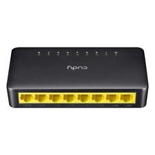 Cudy 8 Port Fast Ethernet Switch   Ethernet Splitter   Network Switch   Plug and picture