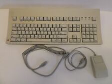 Apple Extended Keyboard Macintosh SE IIgs ADB Bus M0115 With Mouse & Cable RARE picture