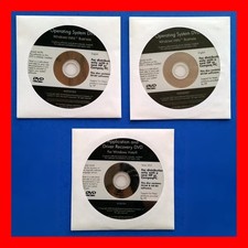 HP Compaq Microsoft Windows Vista Business ReInstallation Recovery DVD Disc Set picture