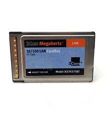 3Com Megahertz 10Mbps PCMCIA Ethernet LAN PC Card 3CCFE575BT WITHOUT DongleCable picture