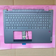 New 5CB1L31865 For Lenovo Yoga 7 16IRL8 Type 82YN Palmrest Keyboard Cover Gray picture