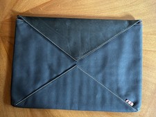 Rare Paul Smith Leather Trim Laptop Sleeve Padded Computer Case Signature Stripe picture